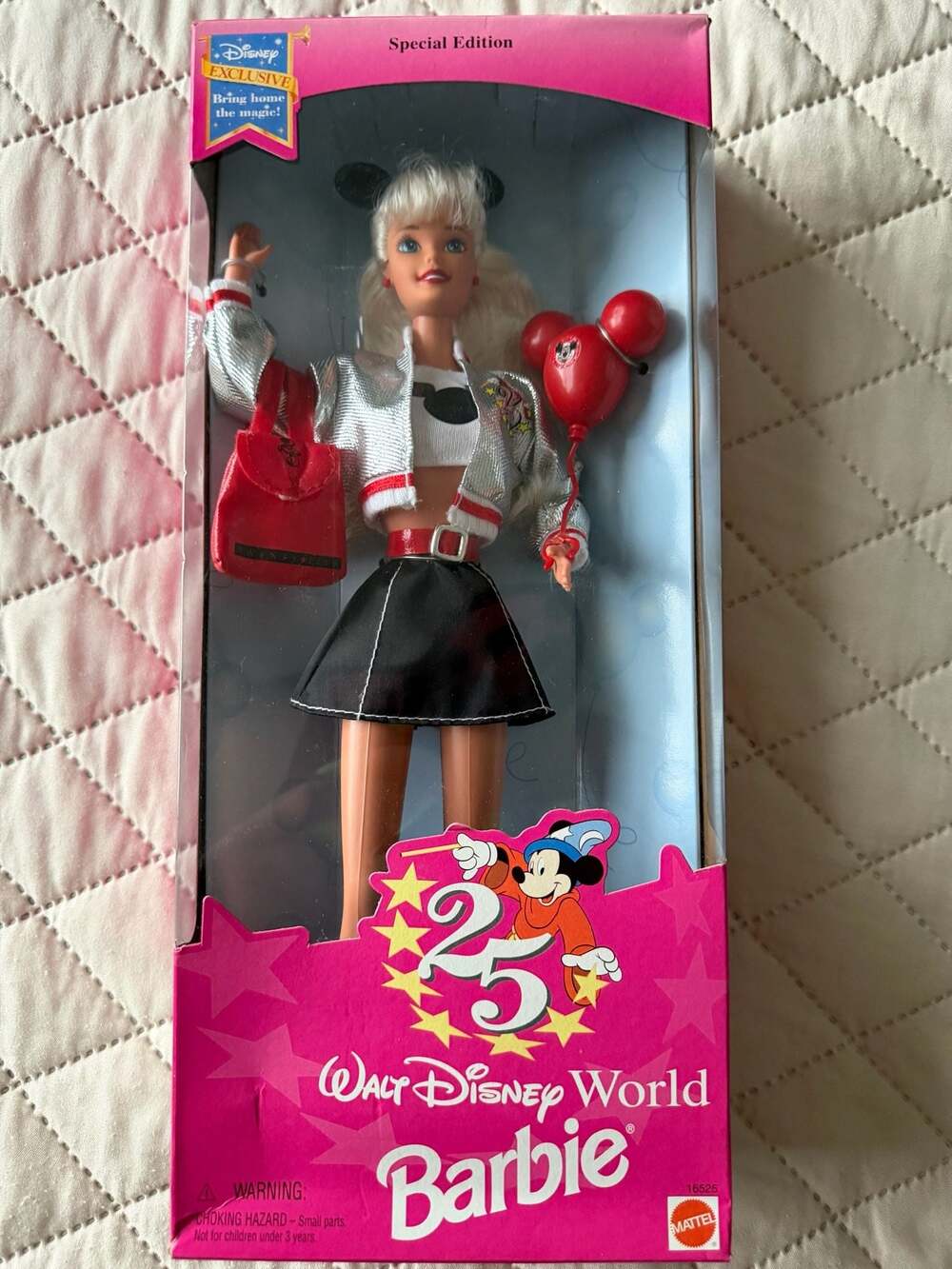 1996 Walt Disney World 25th Anniversary Special Edition Barbie Doll #16525